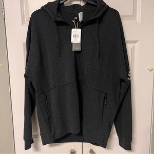 NEW Adidas Men's Black Zip-Up Sweater / Hoodie